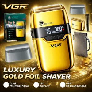 Rasoir électrique VGR Gold haute vitesse et étanche – photo 1